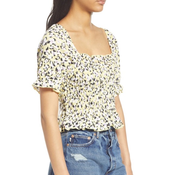 + VERO MODA+ Molea Floral Smock Top - Picture 3 of 6
